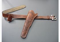 HKDesign - Western Holster  + Gürtel für Colt Walker,  Set wie abgebildet für einen ansonsten meistens benachteiligten, Linkshänder.