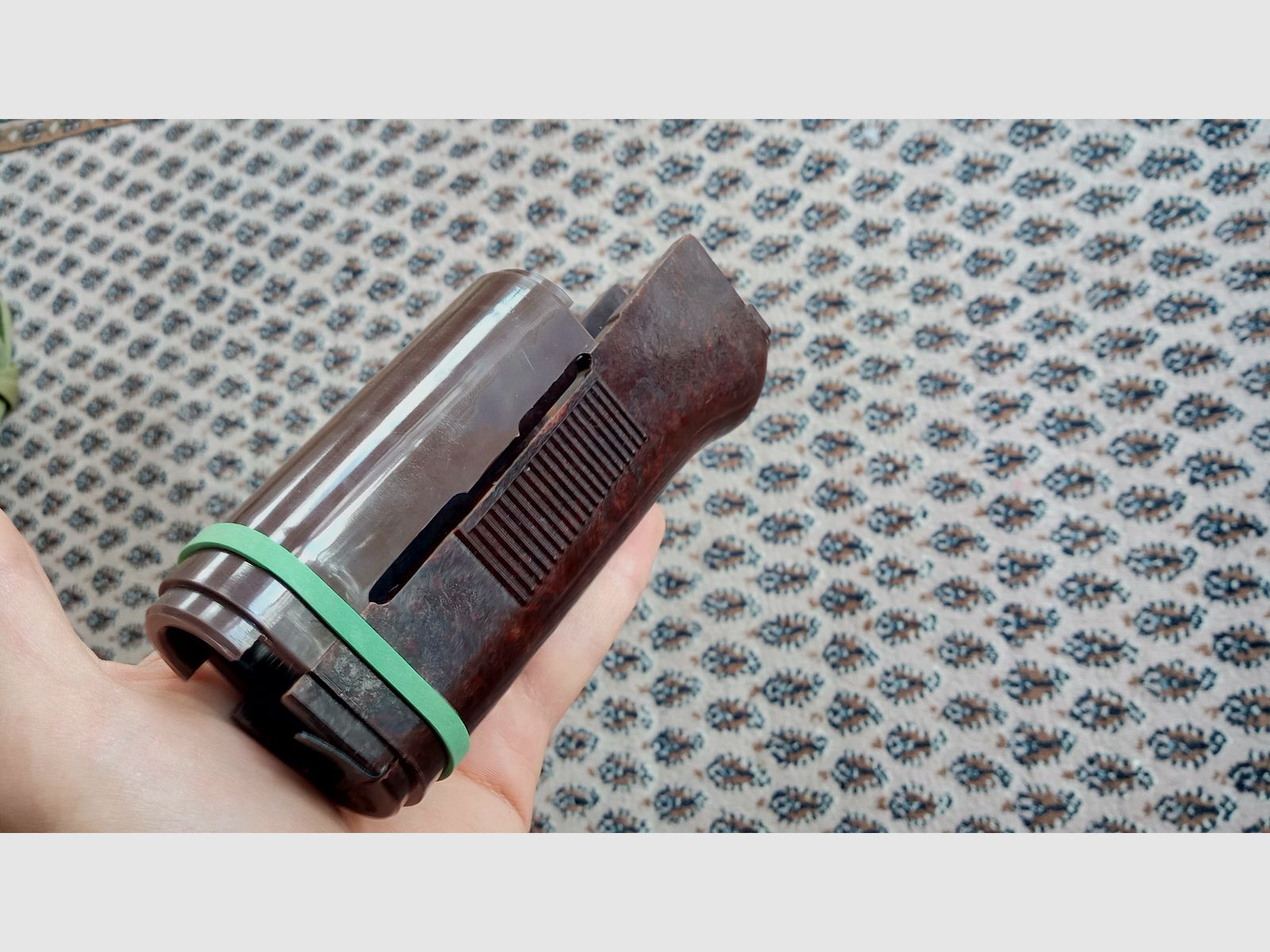 Set di protezione anteriore AKMS MPi dell'Est Germania per AKMS & AK74 DDR NVA in bakelite e plastica // montaggio indiretto anche per NEDI SDM Type 56 possibile, immagine 9 di 20