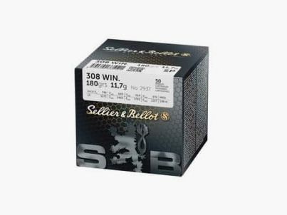 Amunicja Sellier & Bellot 11,7G 180GR FMJ 308WIN (50)
