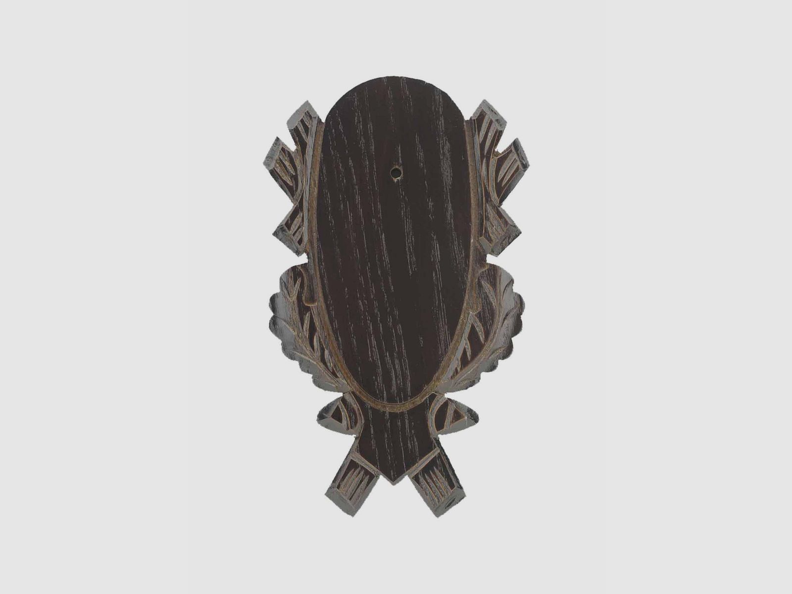Rehbock board oak 4 carved - 18x9 cm dark