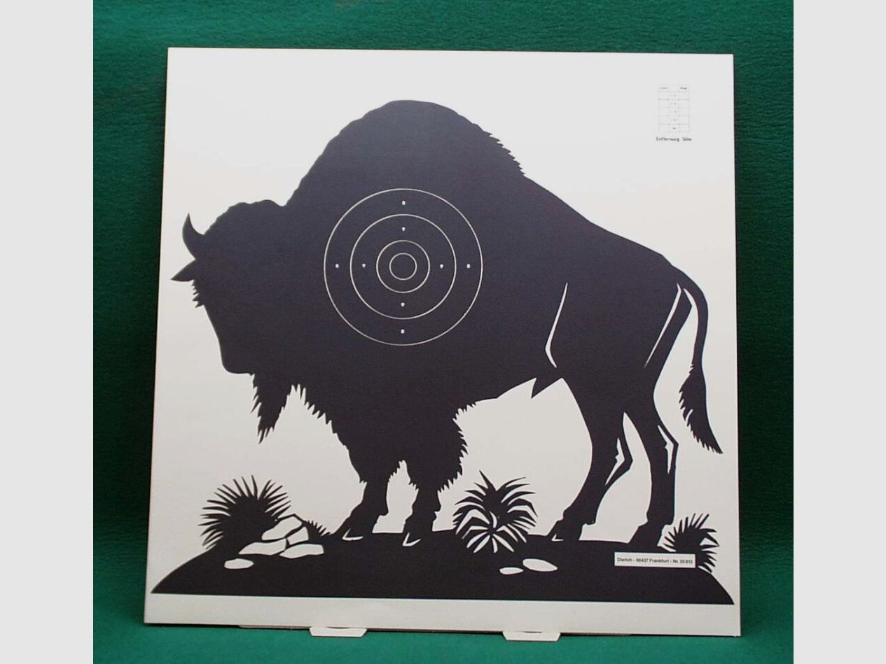 Krüger Motiv-Scheibe / Zielscheiben Büffel