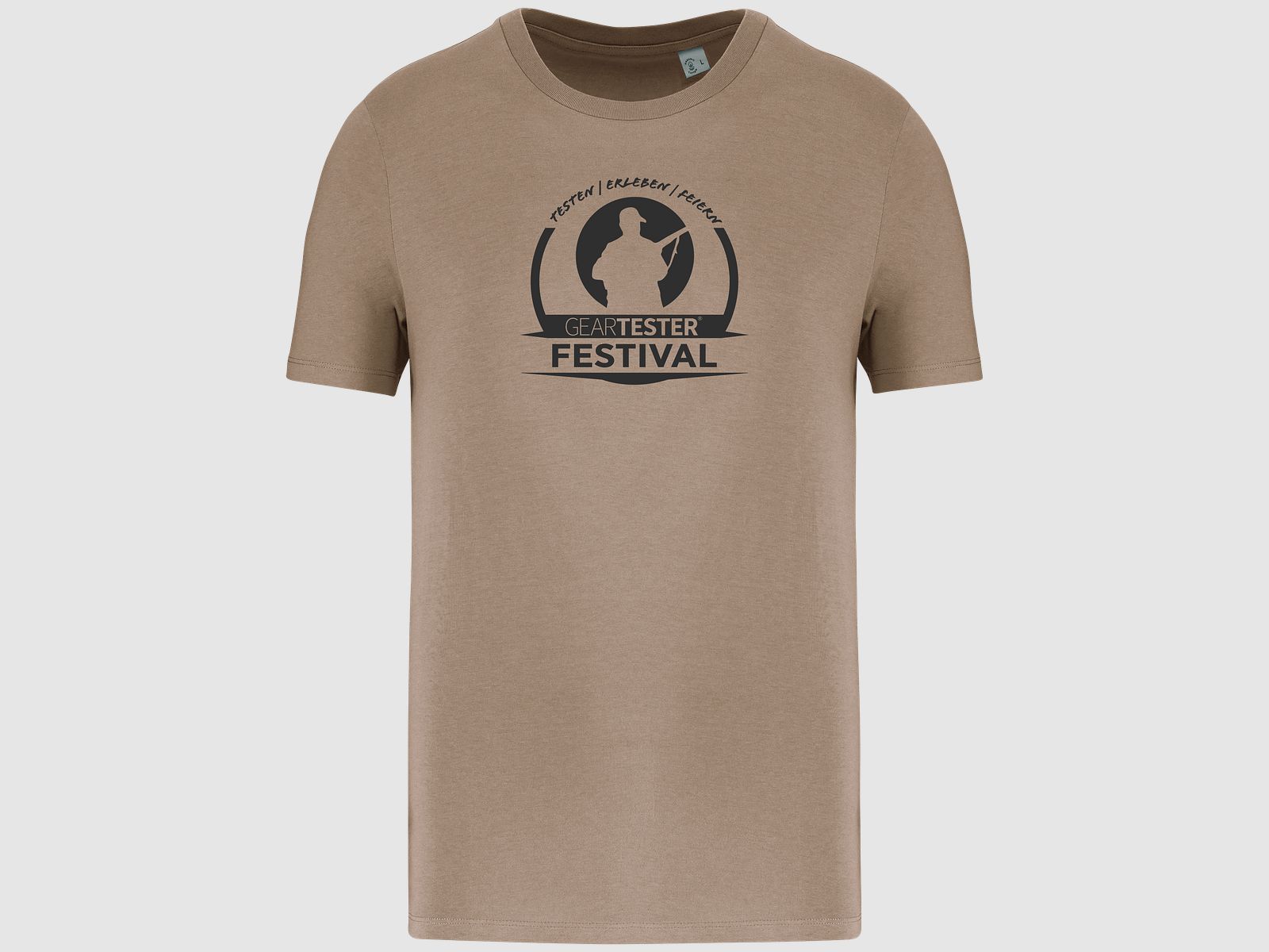 Geartester Festival Bio T-Shirt, großes Logo