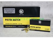 RWS Pistol Match .22 l.r. 40gr. 2,6g 50 Stück Staffelpreise