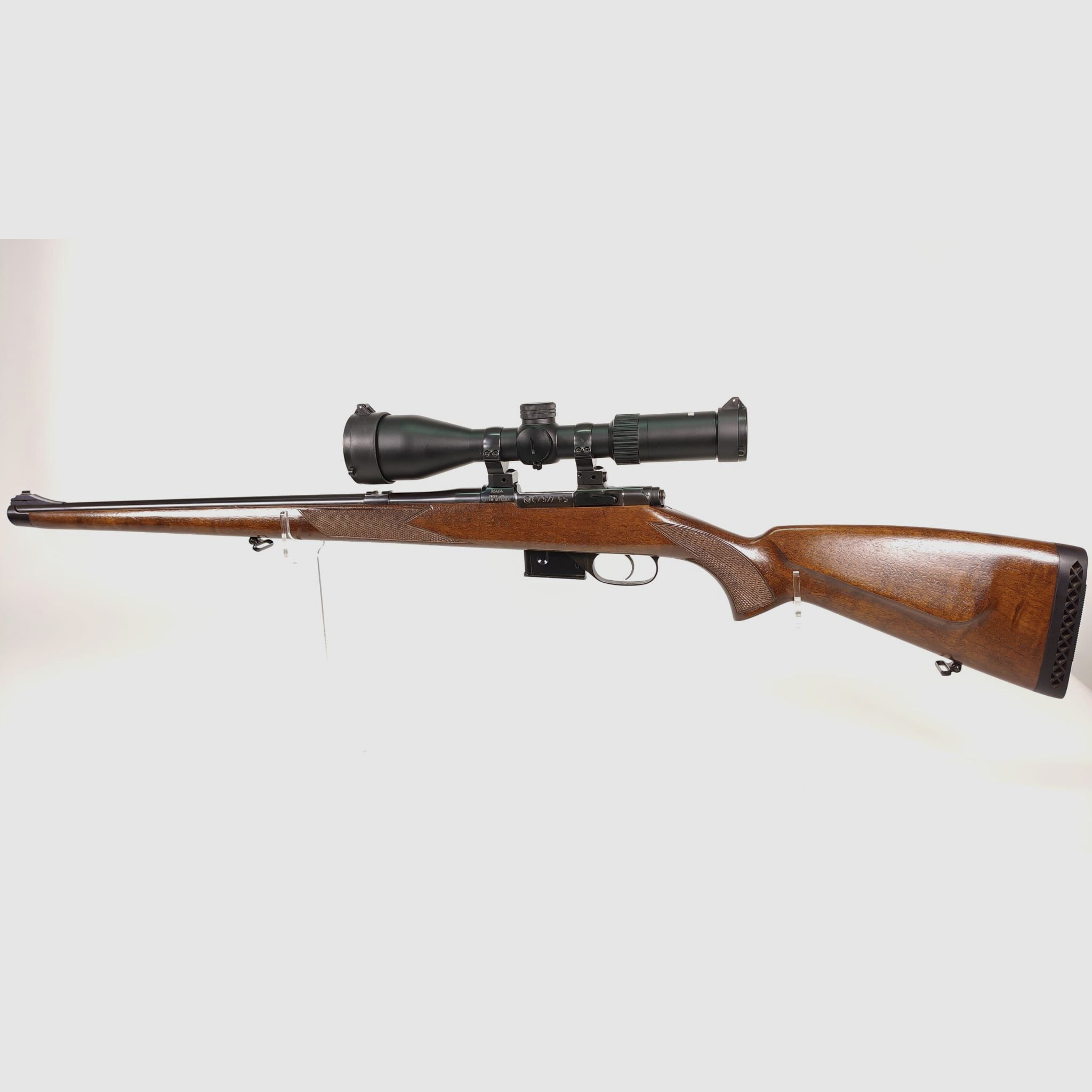 CZ 527 FS Stutzen .222 Rem. with new AKAH 2.5–10x50 LA4, image 1 of 7