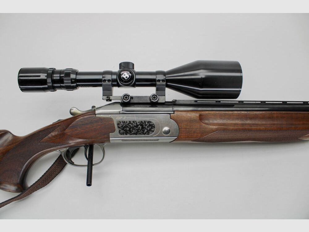 BBF BDB Over and Under Combination Rifle Tikka 512S Cal. 12/70 + .222Rem + .222Rem;12/70