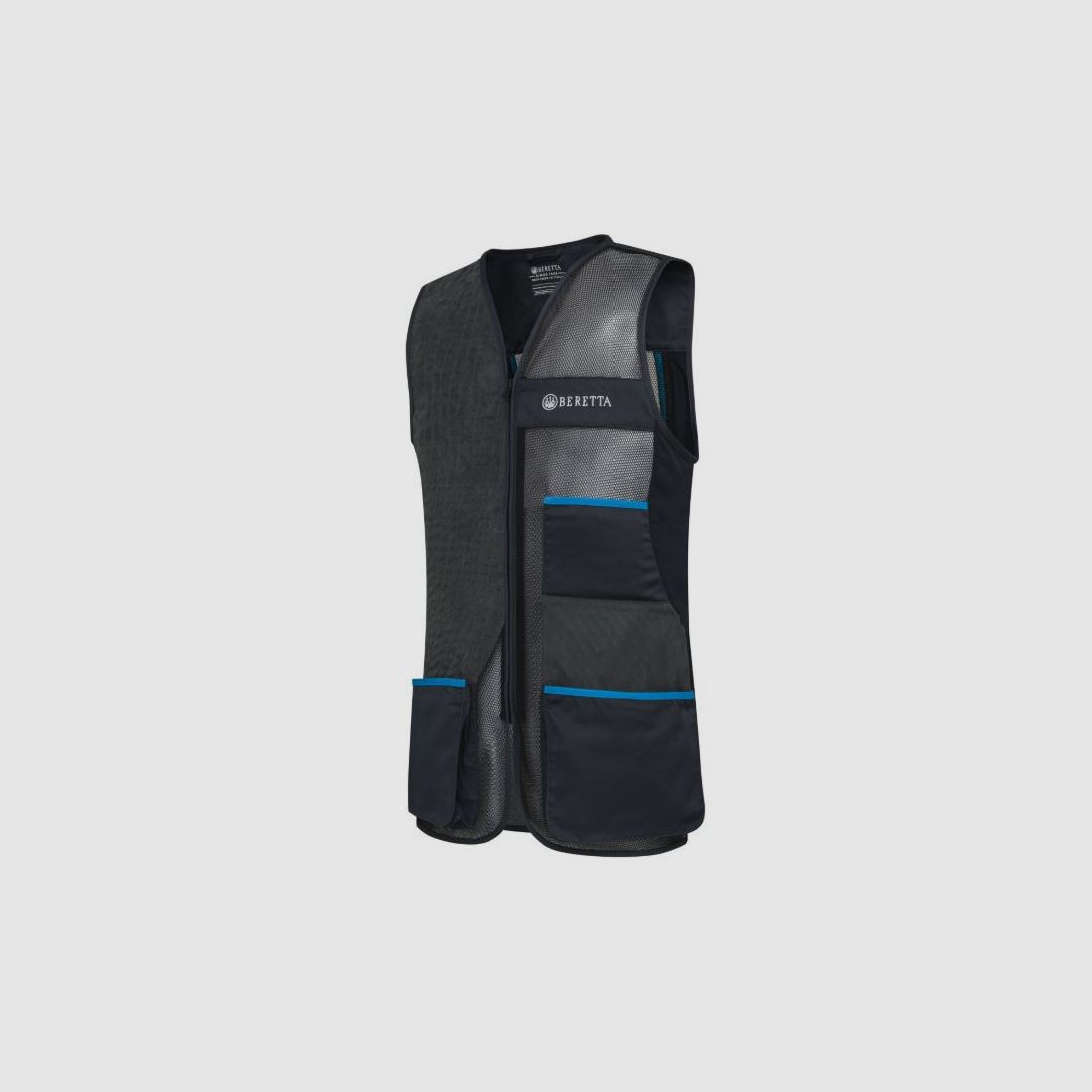 Beretta Schietvest Rechts Uniform Pro 20.20 Blauw en Zwart Art. GT761 T1553 096C BERETTA, afbeelding 2 van 5