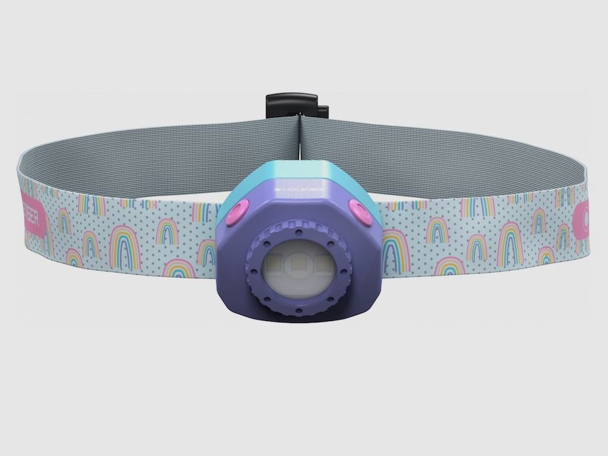 Ledlenser 502536 Kinder Stirnlampe KIDLED4R lila 40 Lumen