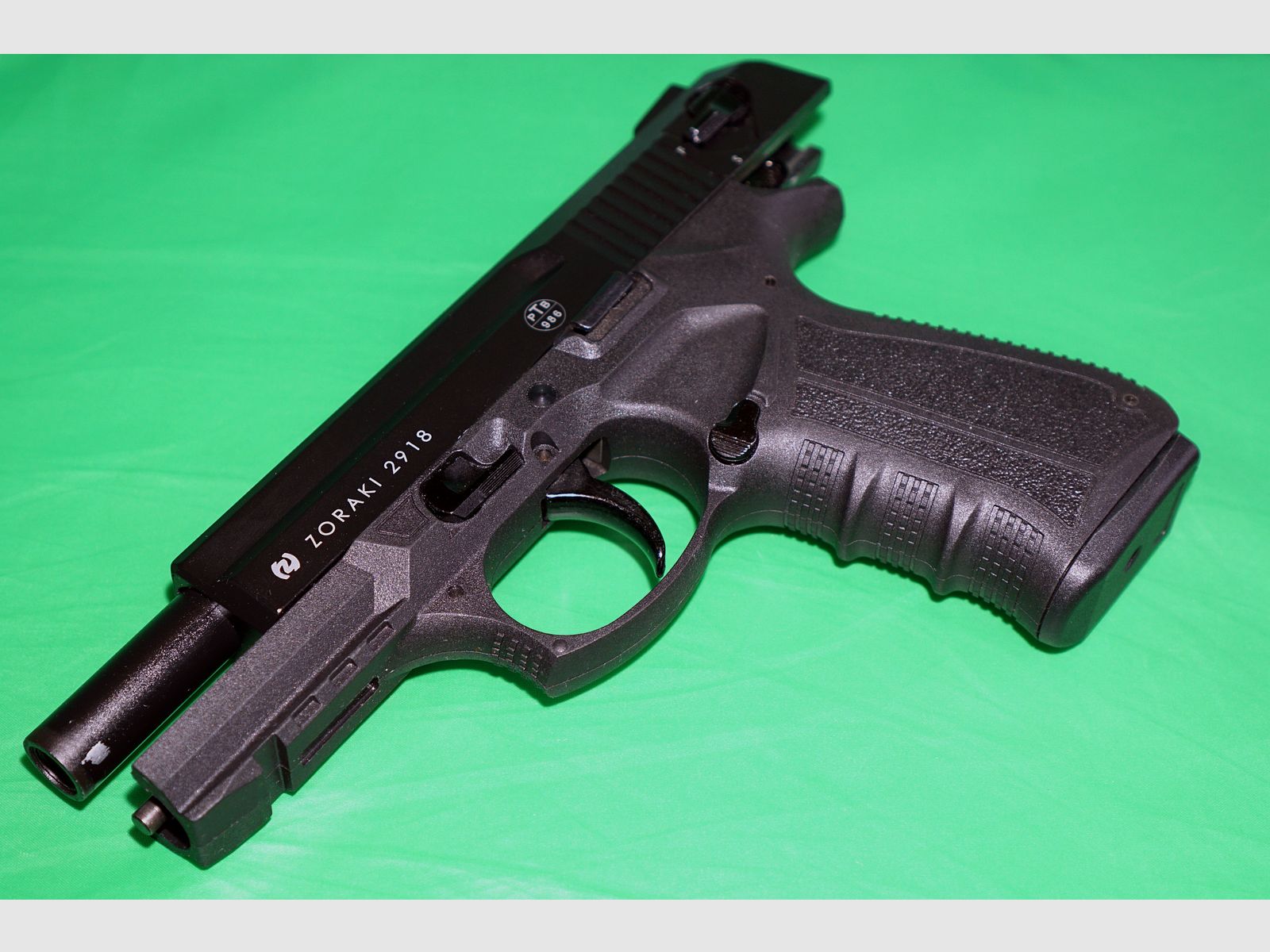 Zoraki 2918 pistola de fogueo cal. 9mm P.A.K. negra - antigua (PTB 986)