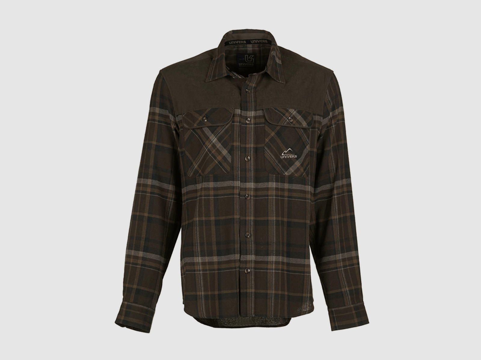 UNIVERS – FLANELLJACKE MIT SCHOTISCHER SUEDE, Bild 1 von 5