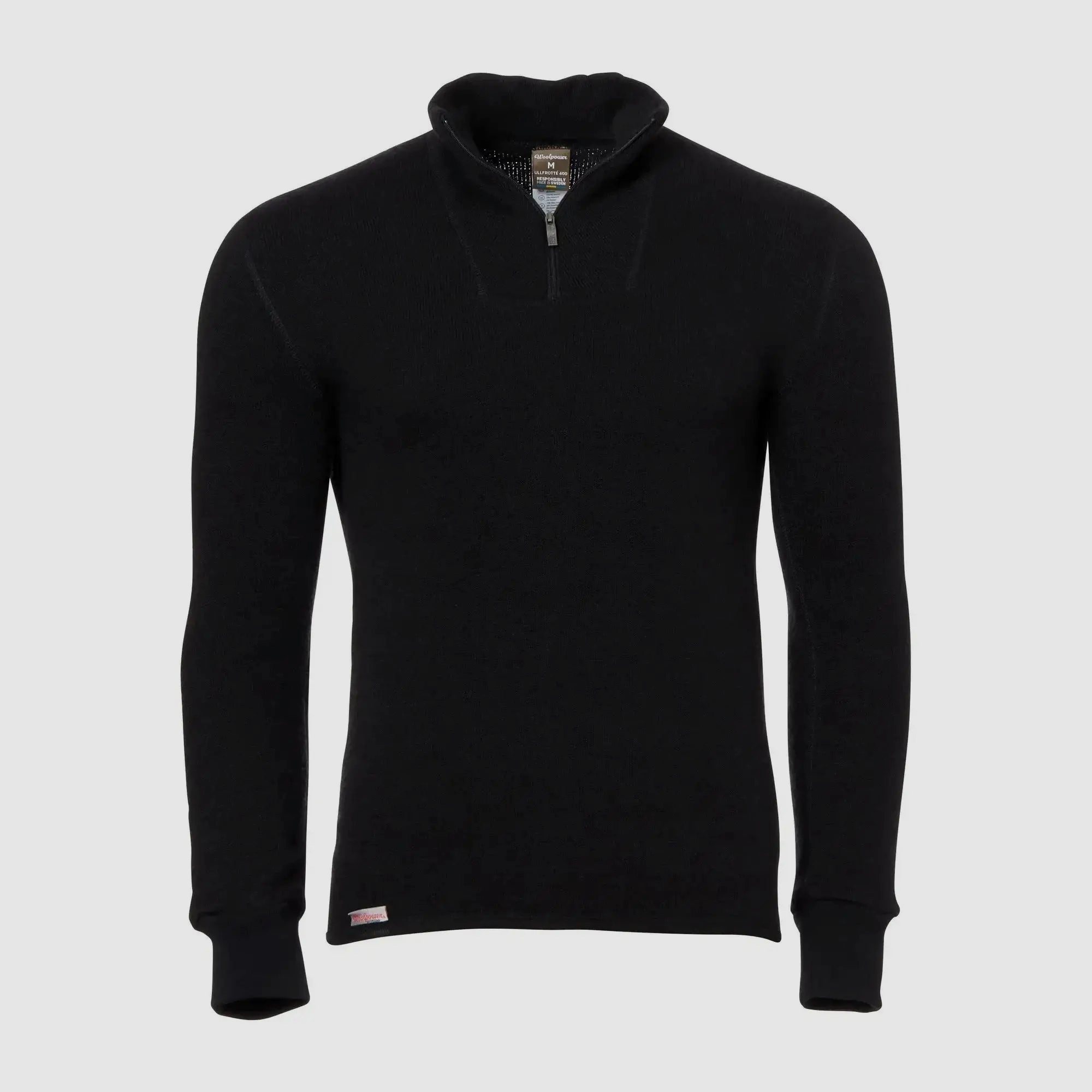 Woolpower Woolpower Pull col roulé zippé 400 - Pine Green / S Homme
