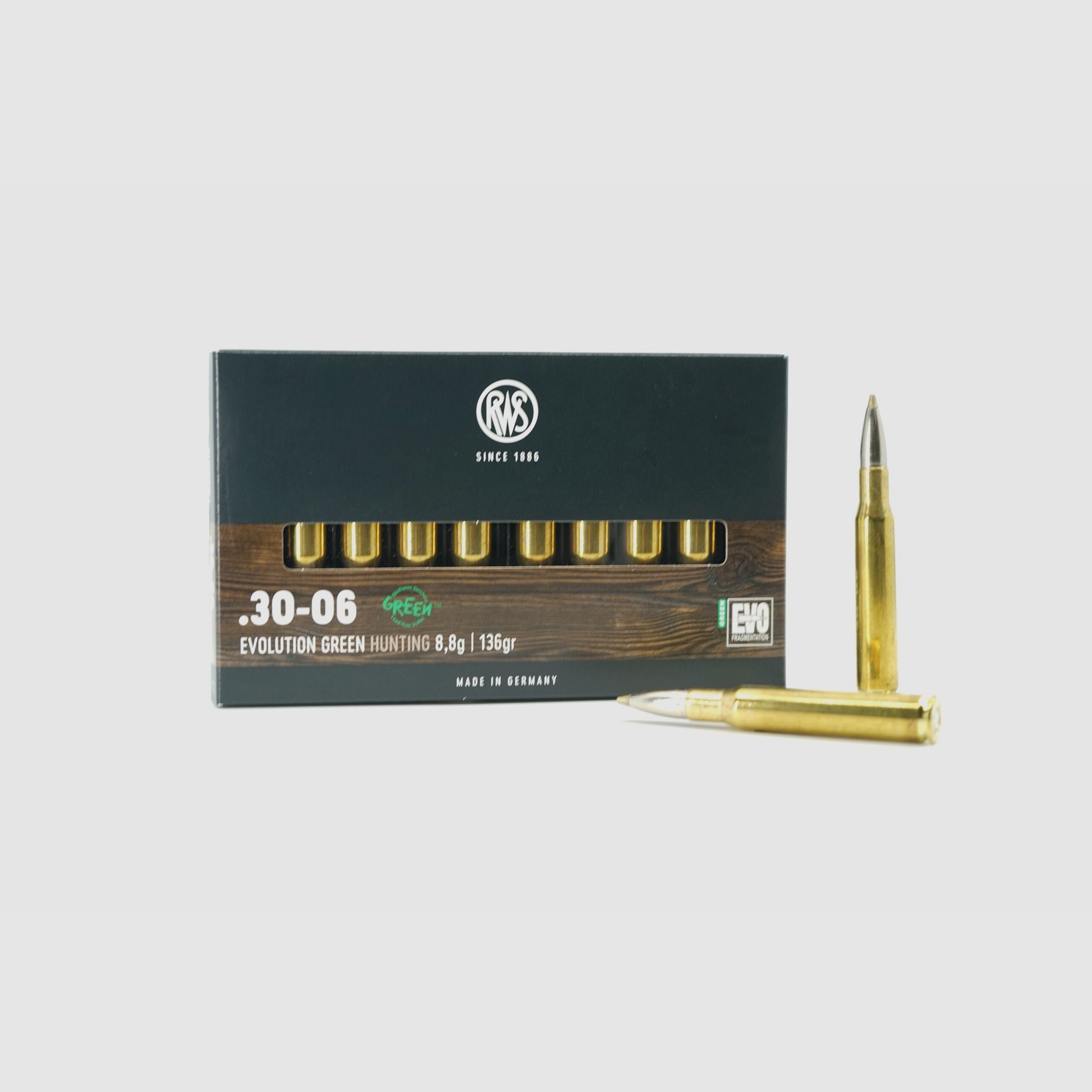 RWS EVO Green .30-06 Spr. 9g