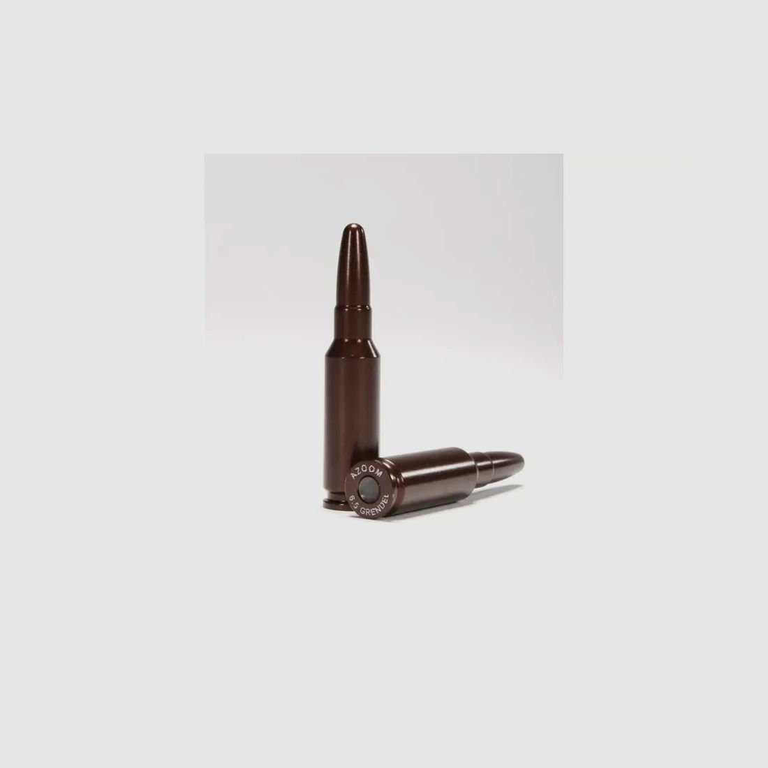 A-Zoom Dummy Round Aluminum Anodized 6.5 Grendel 2 Pieces