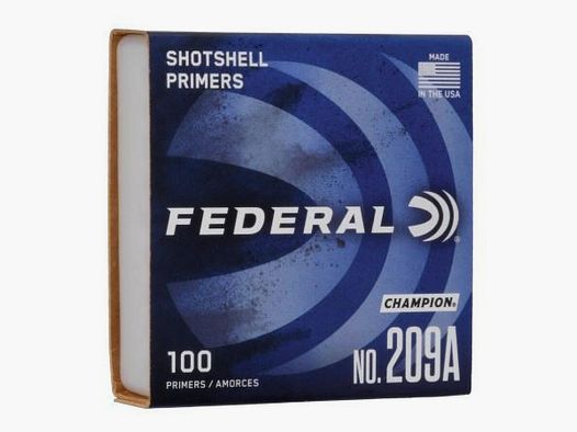 Federal Shotshell Primers 100 Stk. 209A