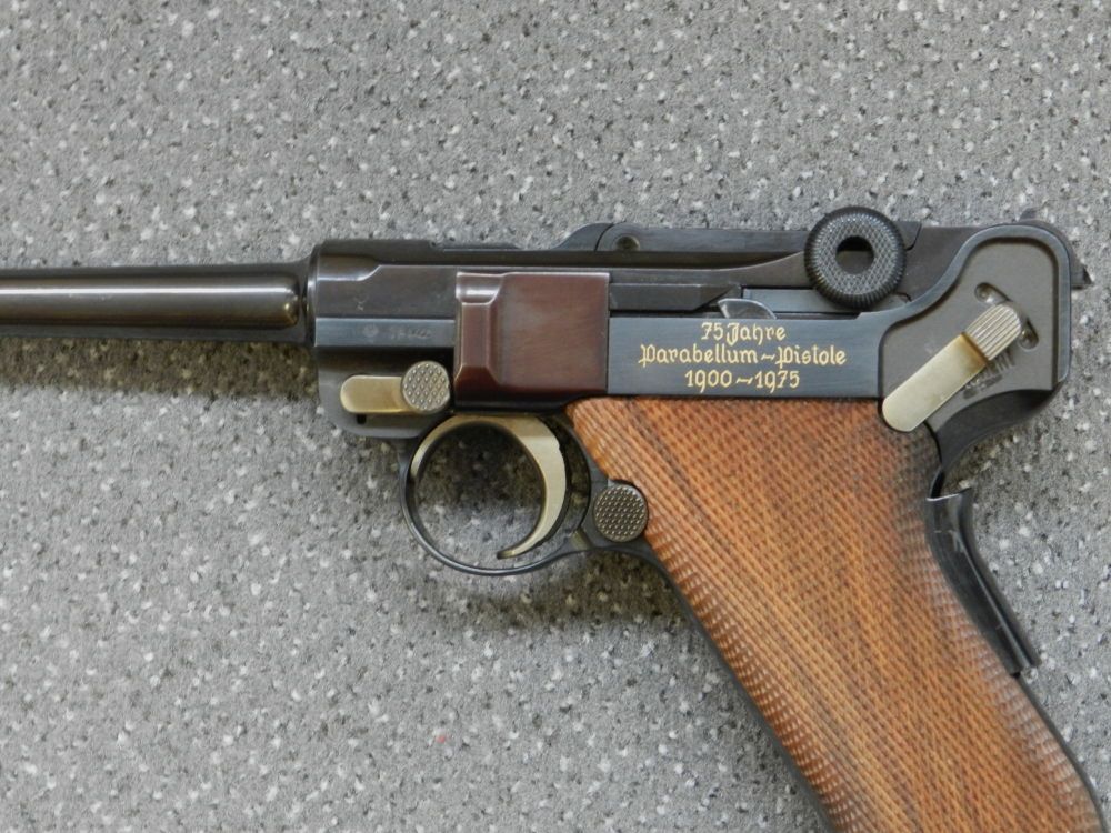 SONDERMODELL MAUSER 08 75 JAHRE PARABELLUM-PISTOLE 1900-1975