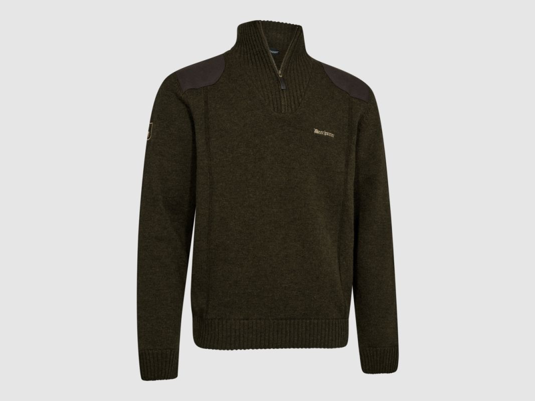 Deerhunter Finley gebreide trui met halve rits 8711-339, afbeelding 1 van 2