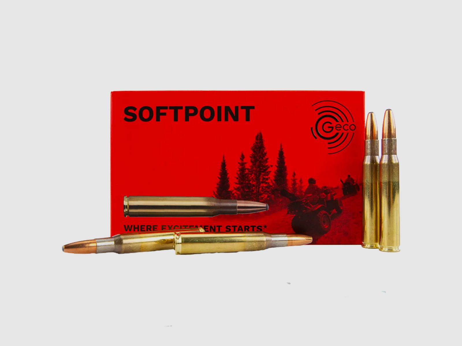 Geco Softpoint kaliber .308 WIN. Jachtmunitie 170gr