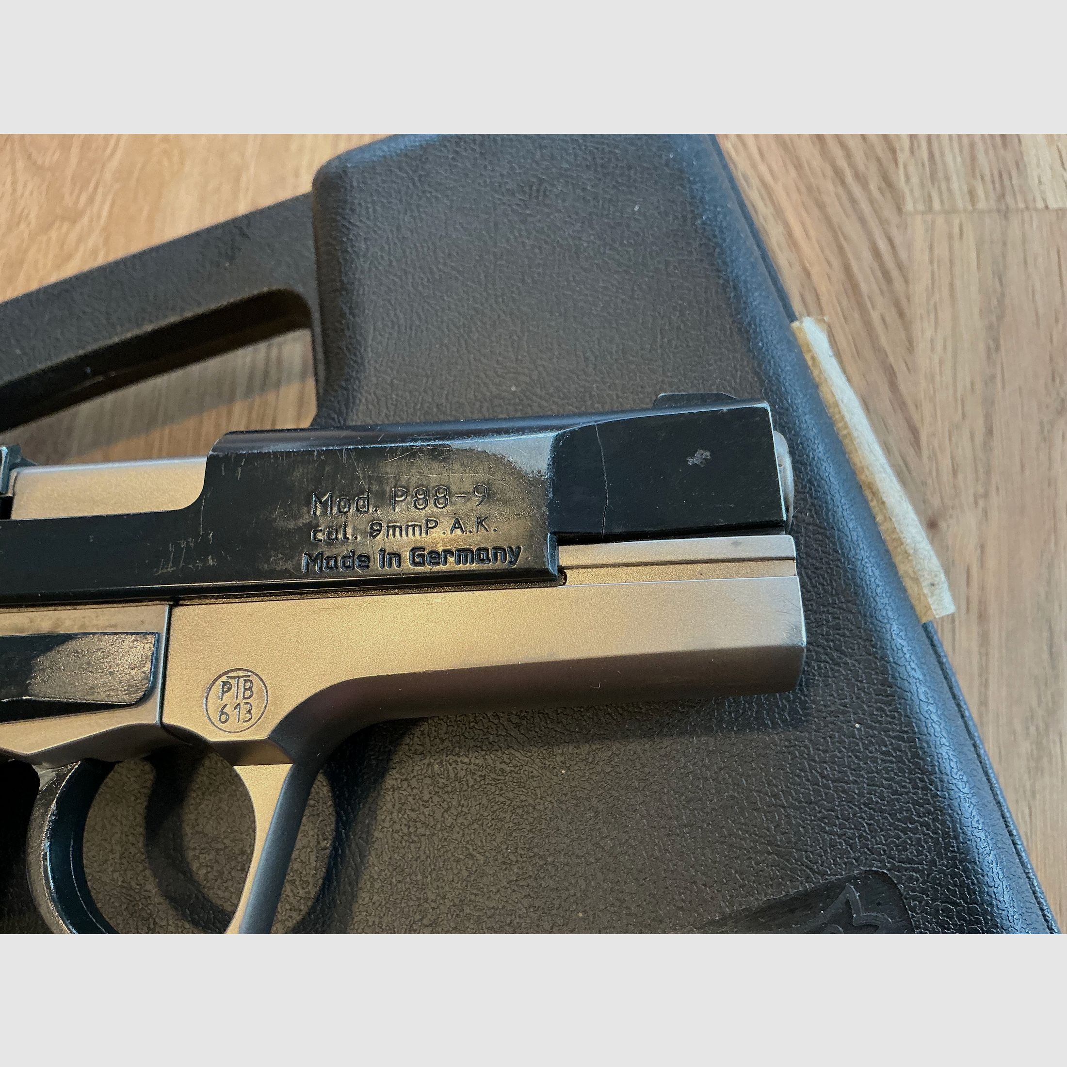 Walther P88-9 Compact 9mm PAK, defective as a spare part