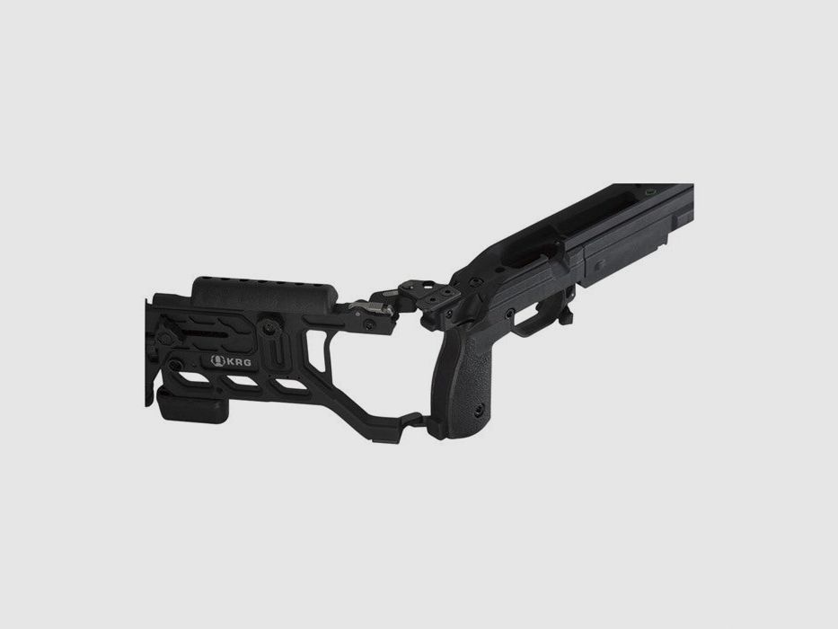 Kinetic Research Group Tikka T3X Châssis avec Crosse Pliable, Noir