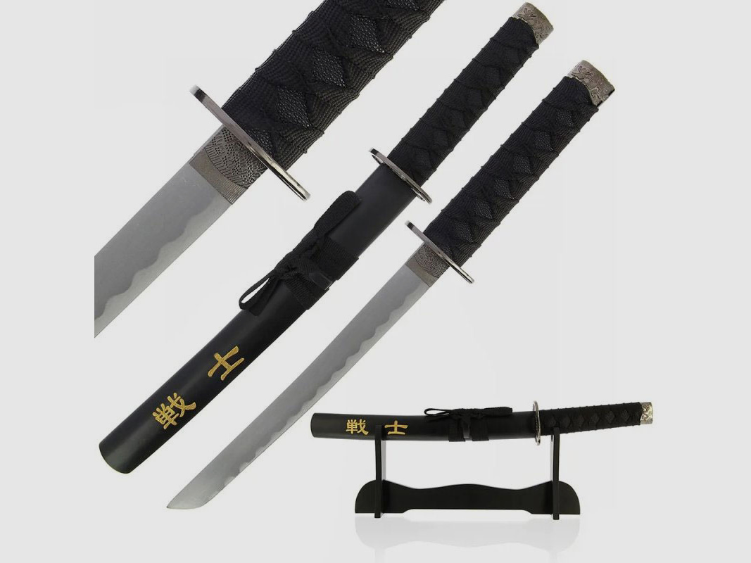 Katana Tanto Schwert schwarz