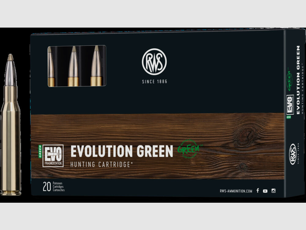 RWS 96grs EVO green 20PCS .270Win