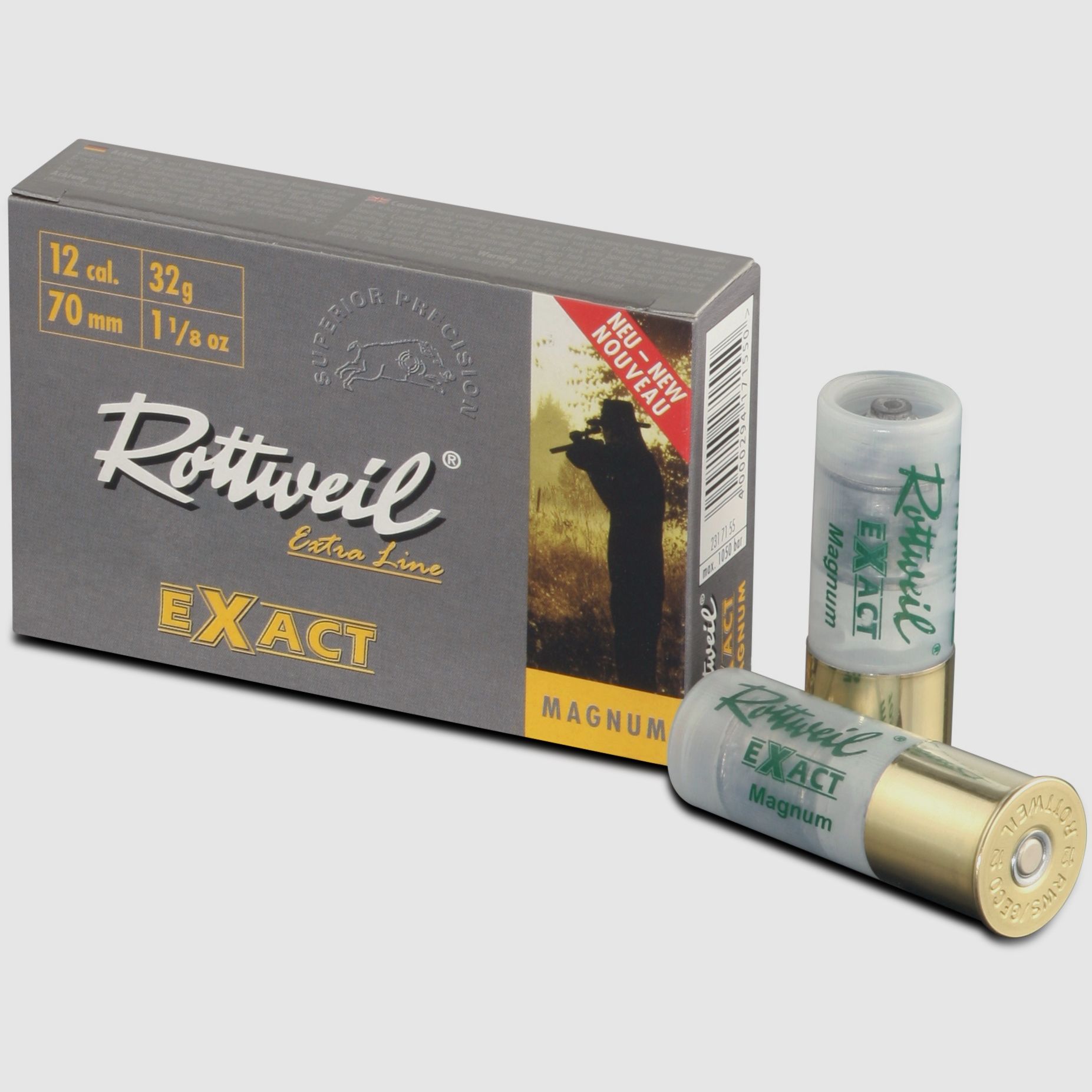 Rottweil Exact 12/70 Mag 32g Flintenlaufgeschoss 5er Pack.