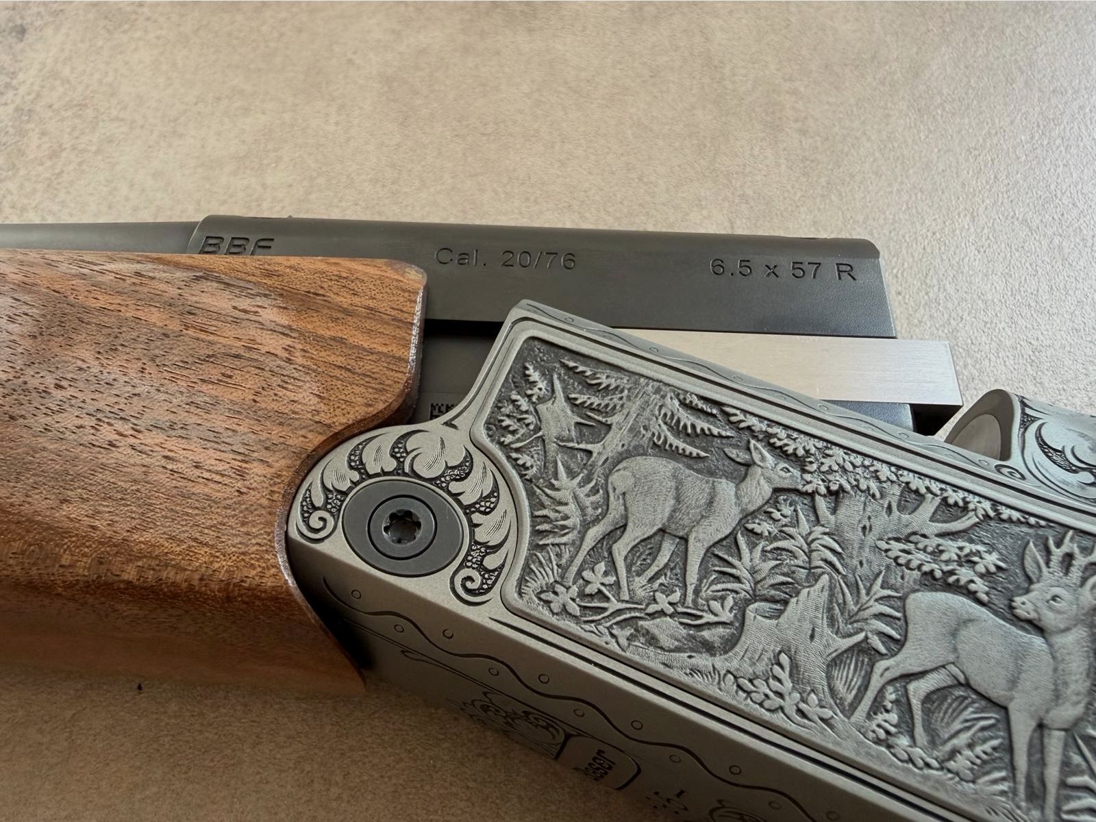 Blaser Bockbüchsflinte BBF 95 Luxus Gravur Rehwild 6,5x57R 20/76