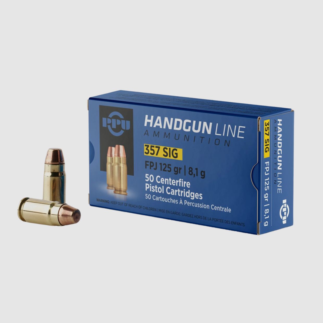 PPU .357 SIG 125gr 8.1g FPJ