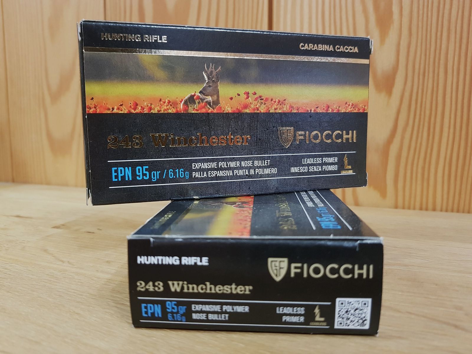 FIOCCHI MUNITIONEN Kal. 243 Win EPN 95 gr