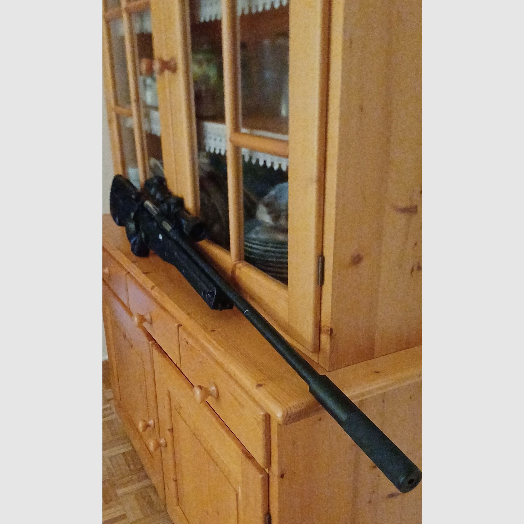 AGM Mauser L96 black sport rifle