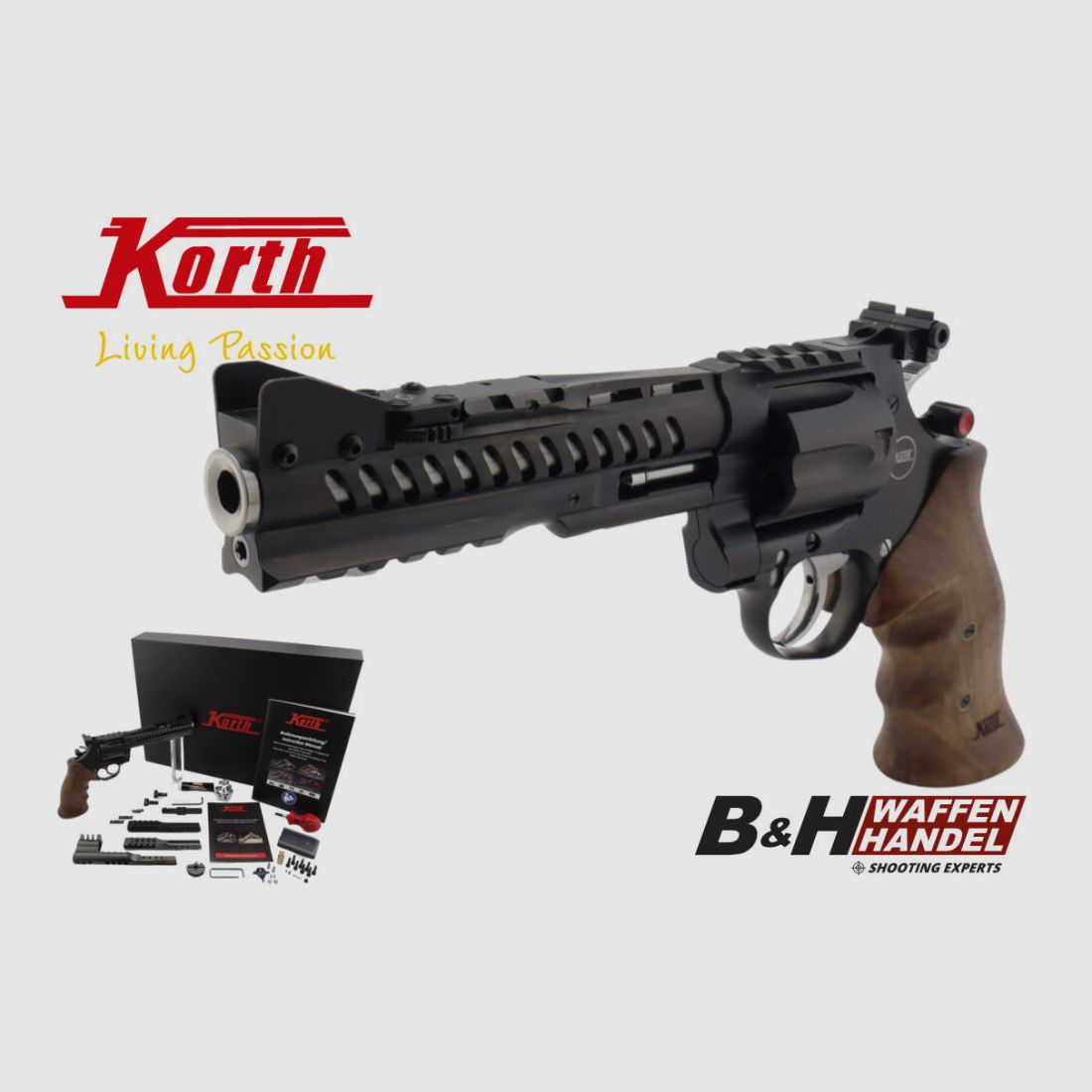 KORTH Super Sport GTS inkl. Performance Kit 6" Revolver | Sportrevolver | Made in Germany | Finanzierung möglich!