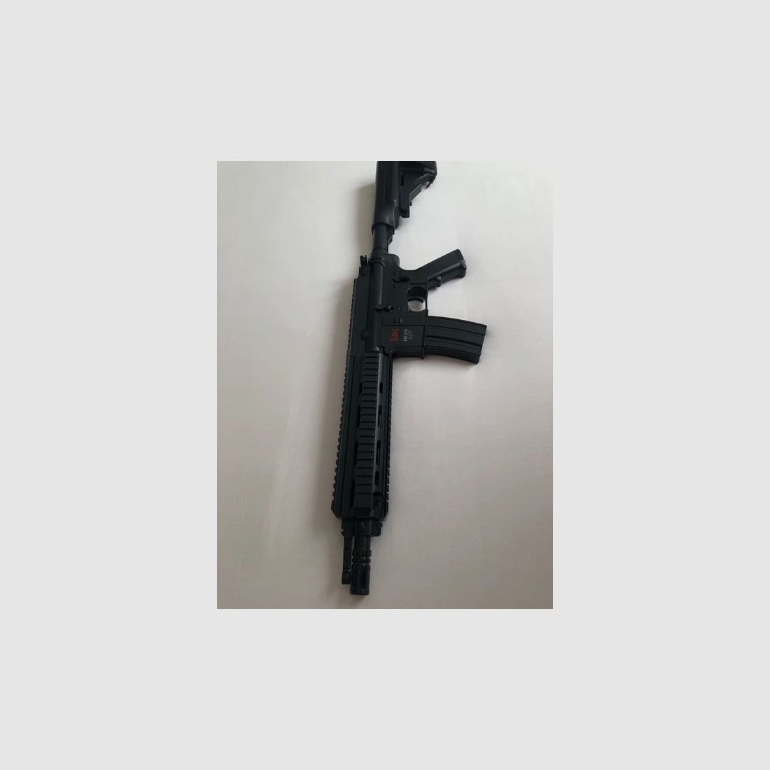 Heckler & Koch HK416C rifle de softair 6mm completamente automático incluye 2 x batería + caja original + balas 6mm