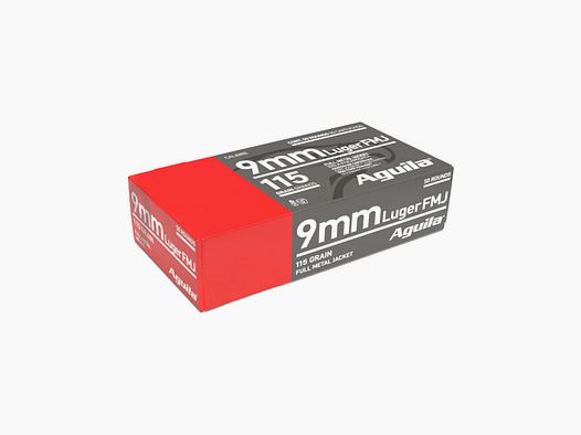 AGUILA Munition – 9mm. Para. – 115 grains – hohlgeschossen
