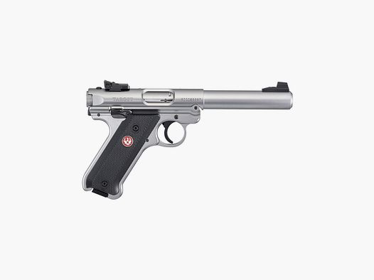 Pistolet RUGER Mark IV Target 5.5″ Inox. – 22 LR
