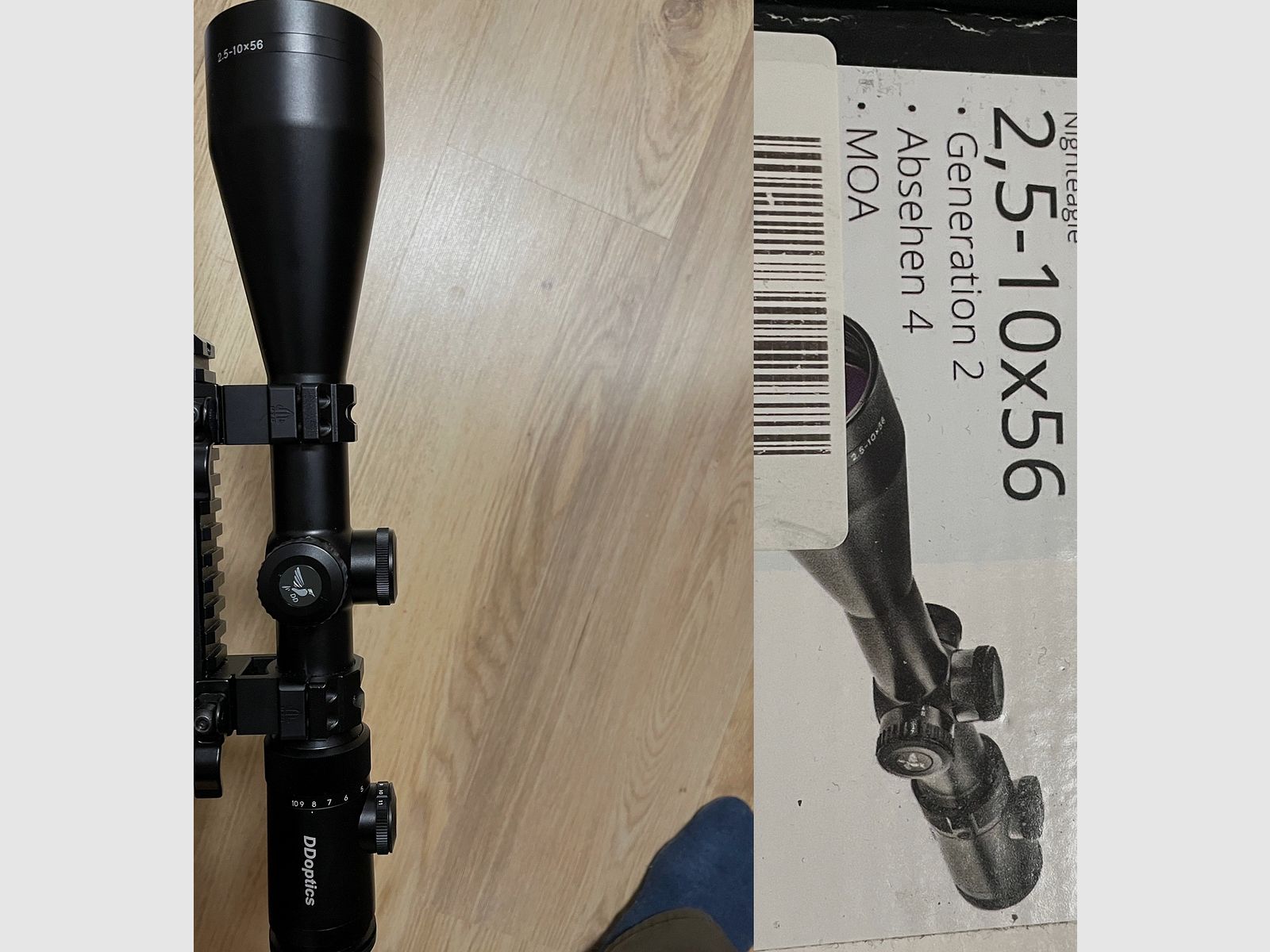 DDoptics Zieloptik Nachtfalke Gen.2 2,5-10x56 A4N MOA