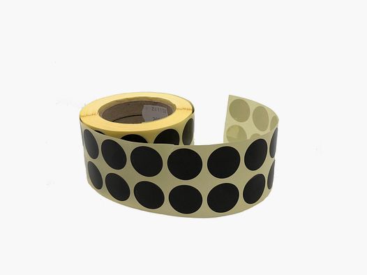 Parches Negros 16mm. 1 Rollos