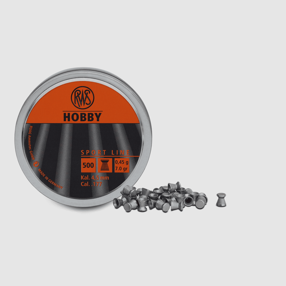 RWS Hobby Diabolo 4,5 mm 0,45g 500er