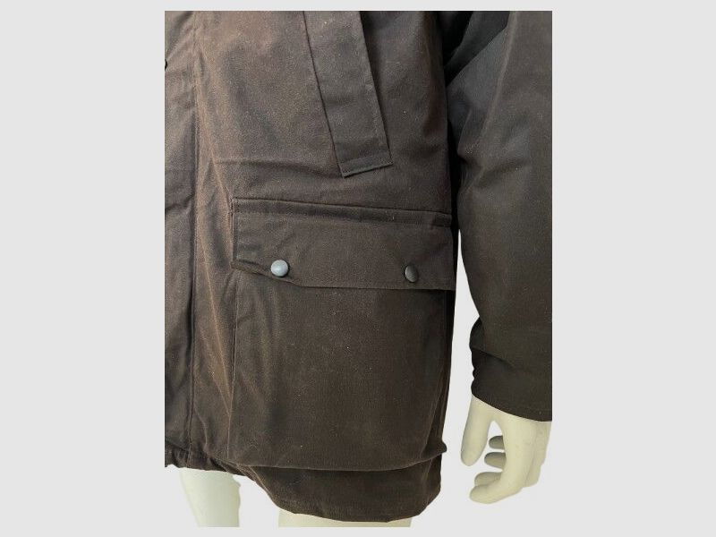 Original English wax jacket in brown