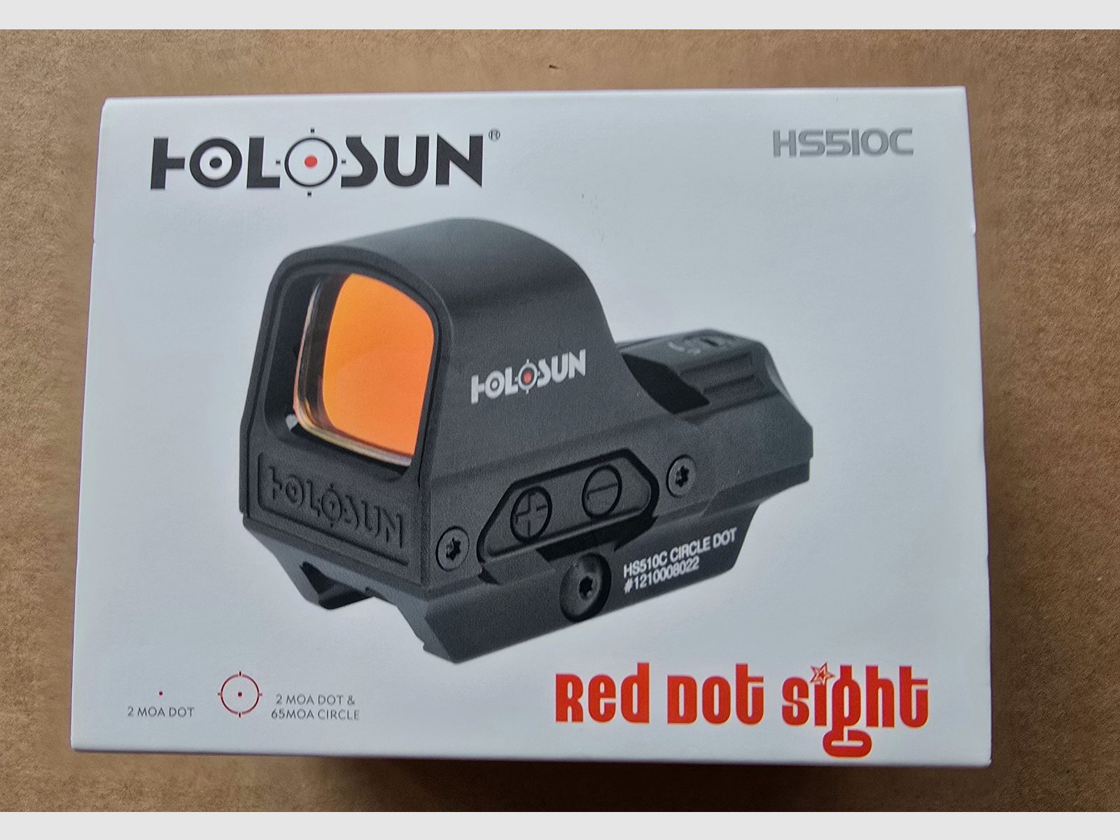 Holosun HS510C ROT-PUNKT Visier NEU