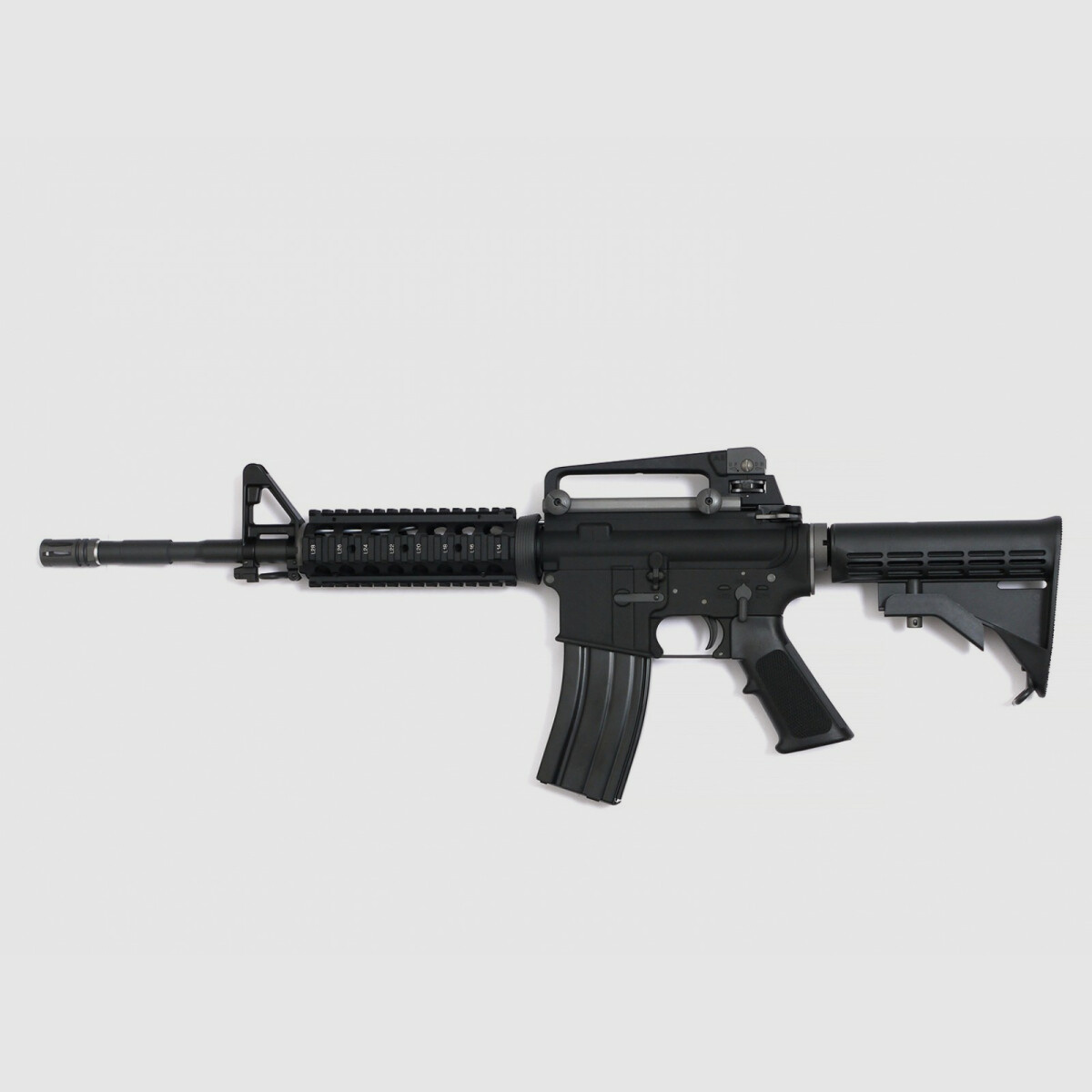 Colt M4A1 RIS V3 GBB open Bolt Airsoft in Black -F- | WE