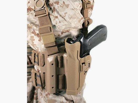 BLACKHAWK SERPA Level 2 Tactical Holster (left-handed) – 1911 Arena