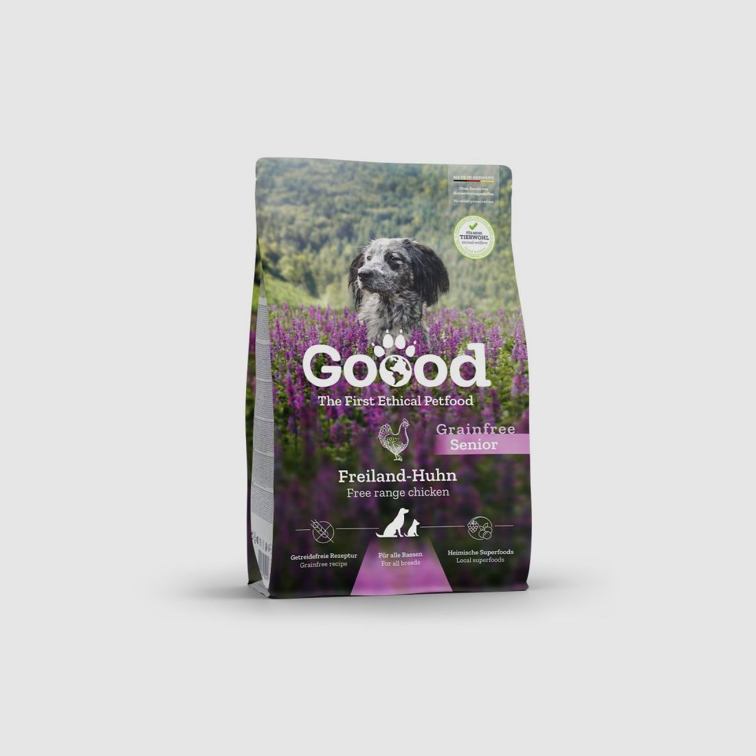 Goood Hundetrockenfutter Senior Freiland-Huhn 300 g