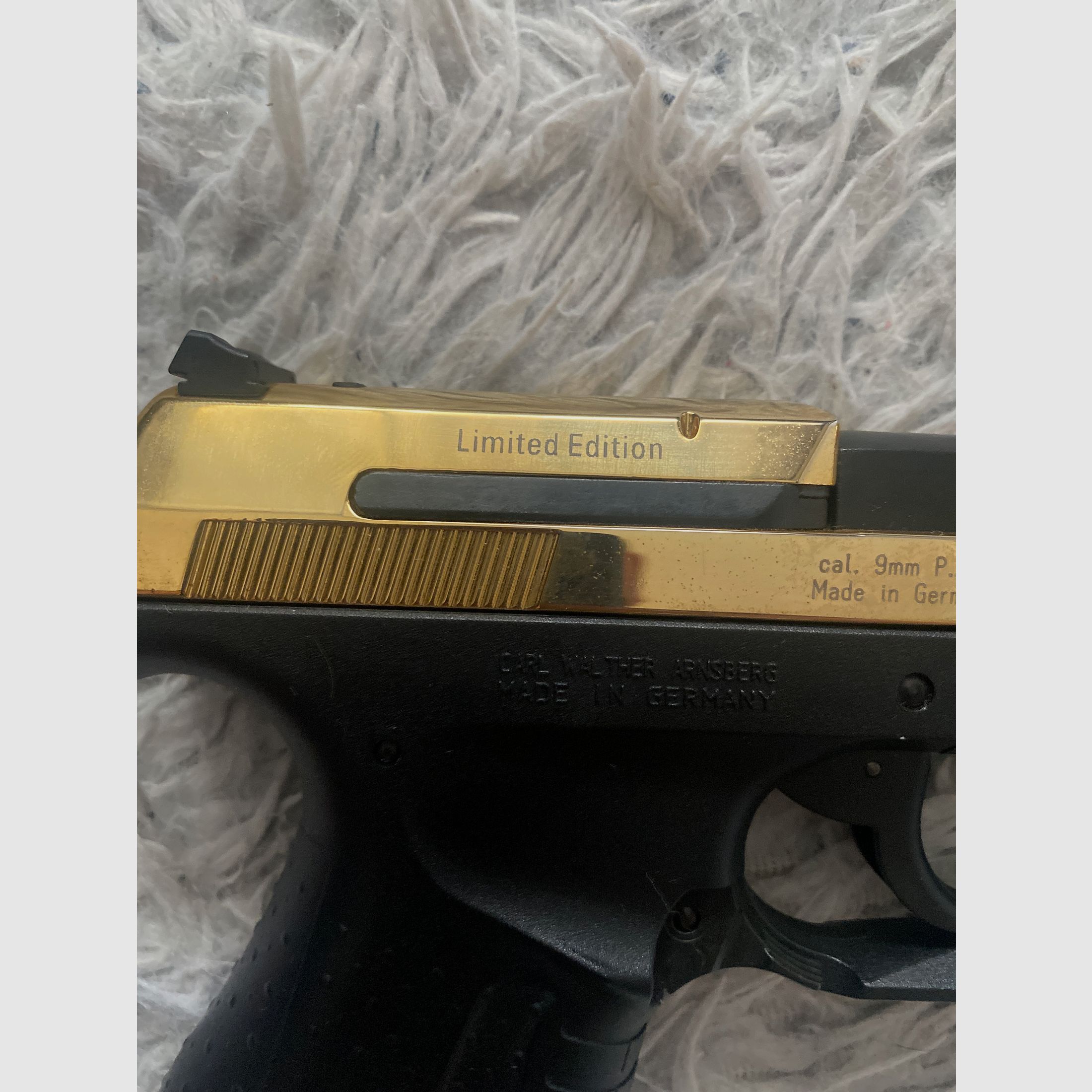 Walther P99 Gold Sonderedition James Bond PTB 637