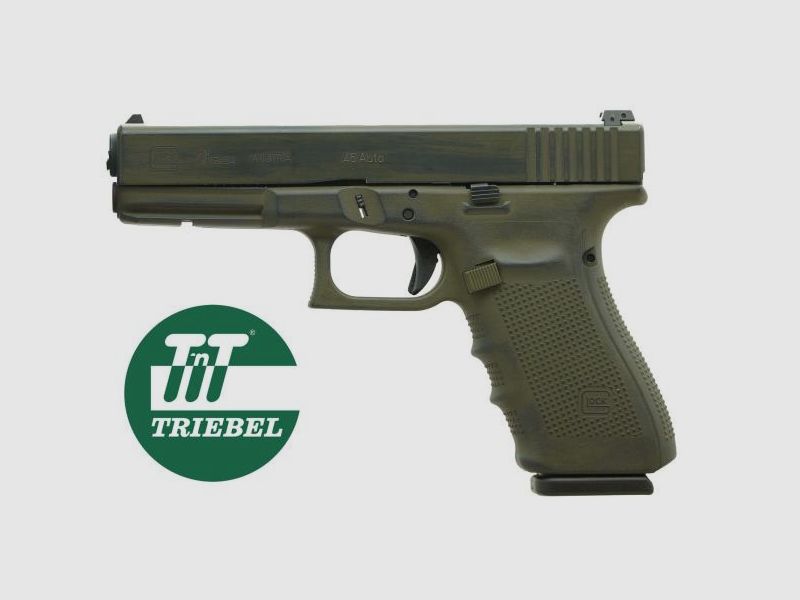 GLOCK Pistool Mod. TnT -21 Gen4 | DuoTone .45Auto Cerakote |BattleWorn
