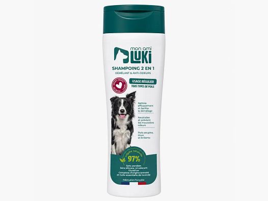 2-in-1 Anti-Geruch Shampoo für Hunde 300ml