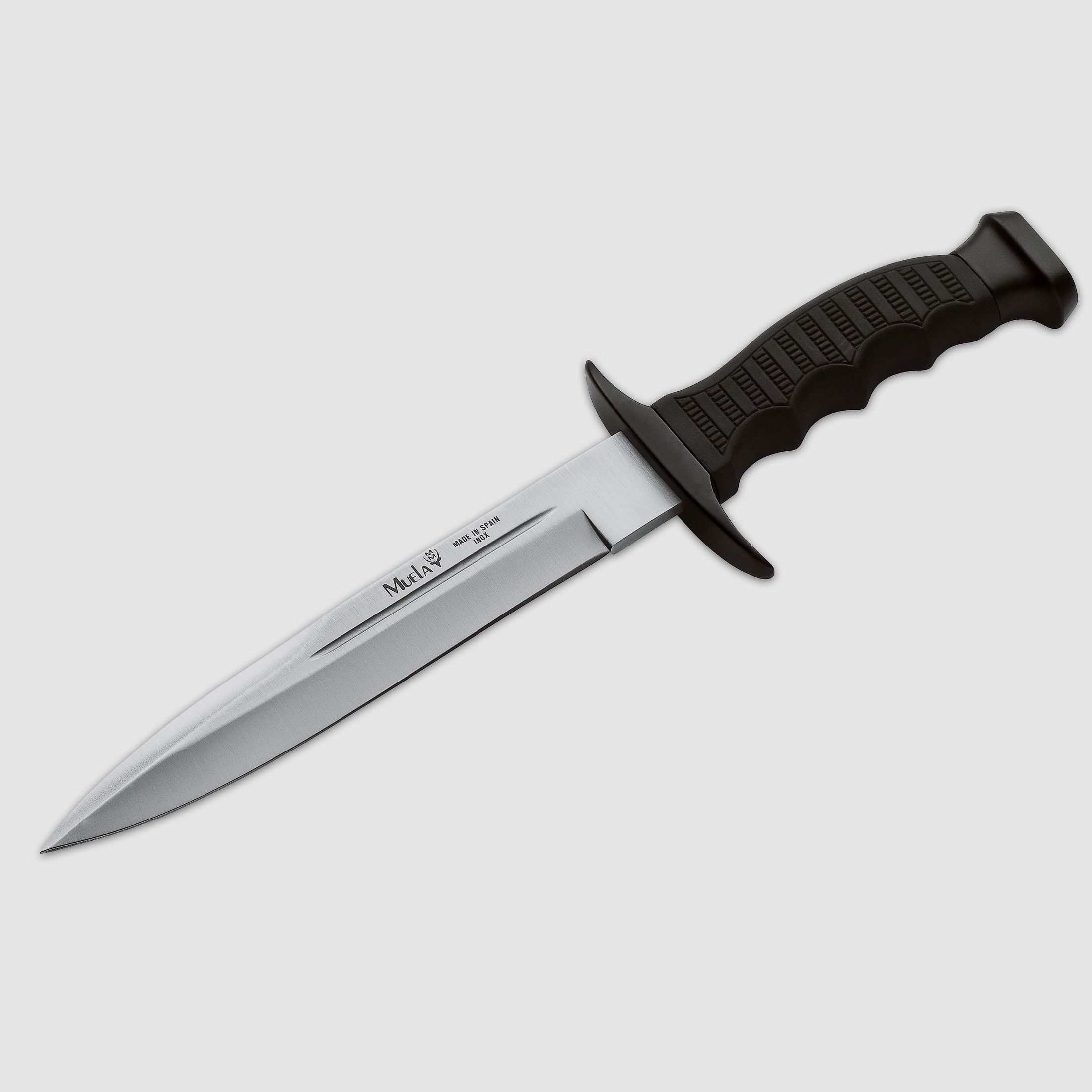 MUELA MOUNTAIN 57-61 HRC Jäger Messer,hochwertige Lederscheide