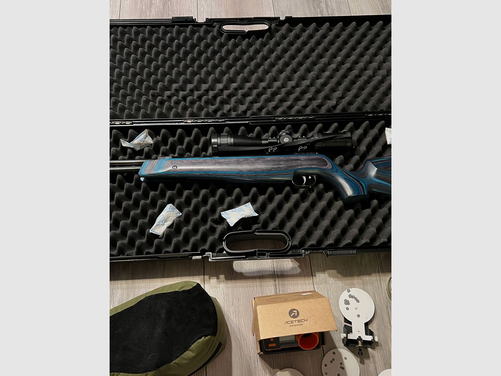 Weihrauch HW97K inkl. Hawke Airmax Zielfernrohr und Zubehör