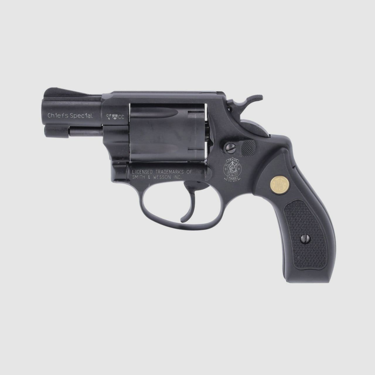Smith & Wesson Chiefs Special Revolver a Salve 9 mm R.K. nero