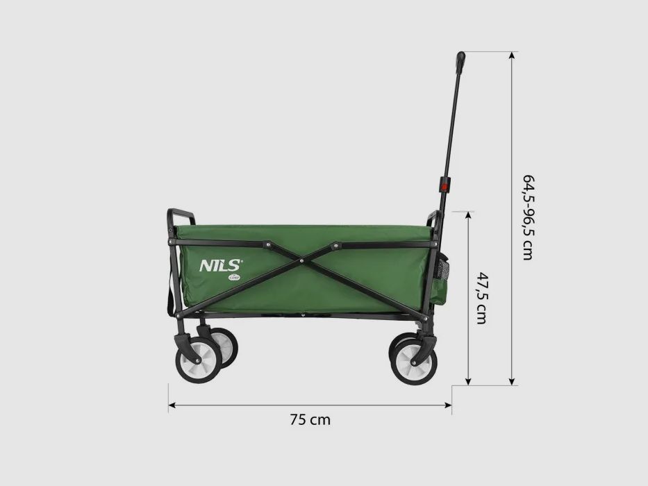 NC1602 Handwagen Grün 75L Nils Camp