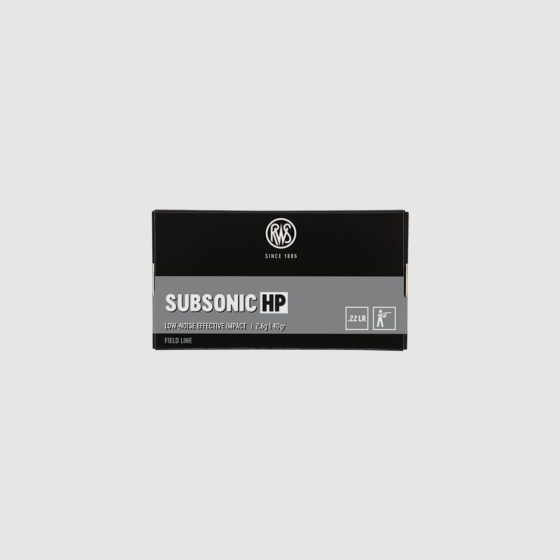 RWS 2132664 .22 LR Subsonic HP 2,6 g 40 gr KK Munition