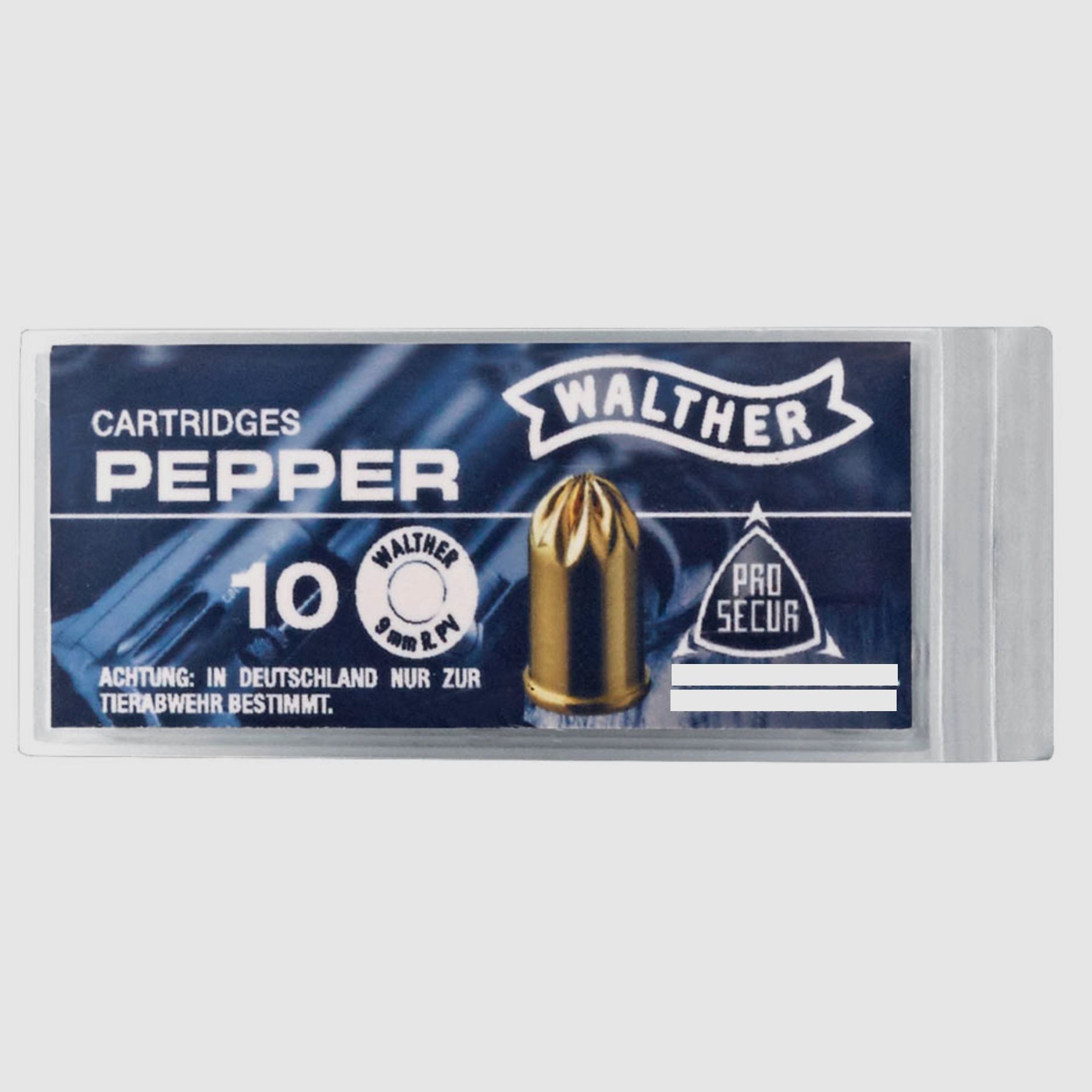 Walther 4.1306 Pfeffermunition 9mm R PV für Revolver